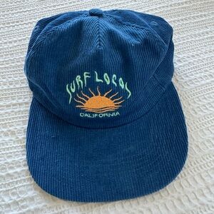 Blue Surf Locos Flat-bill Corduroy Cap